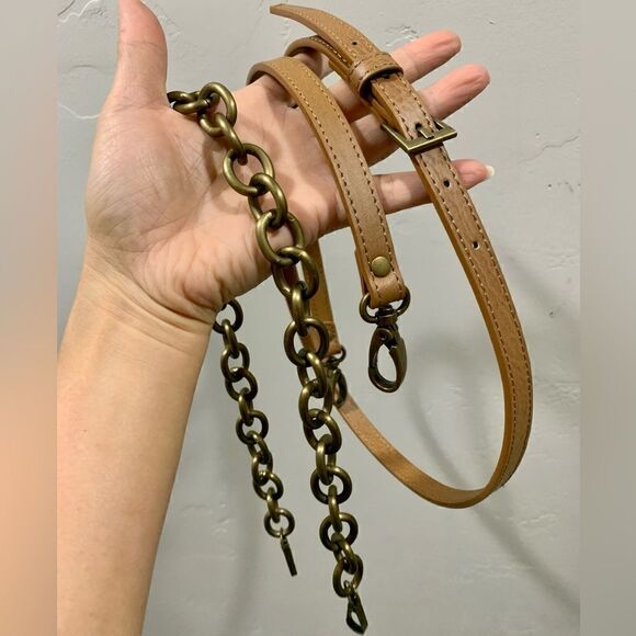 Embossed Rose Handmade Cowhide Leather Push-lock Handbag Includes Small Clutch - Picture 16 of 16